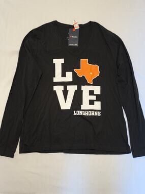 Fanatics Texas Longhorns Women’s XXL Black “LOVE Longhorns” Long Sleeve – NWT
